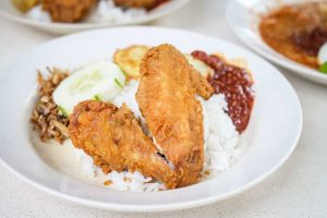 Chicken Drumstick Nasi Lemak in Hougang