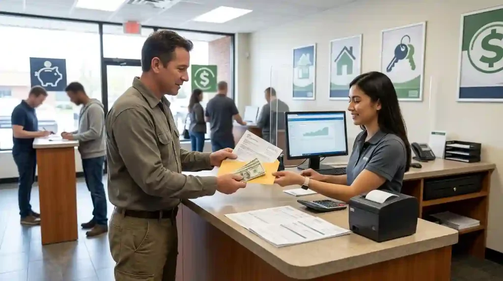 mortgage loan repayment cash mart B